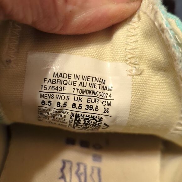 Converse All Star Aruba Blue Low Tops Unisex Shoes - Picture 7 of 12